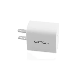 20W Dual Port Wall Charger, USB-C & USB-A Outputs, White (A01102)<CODi New