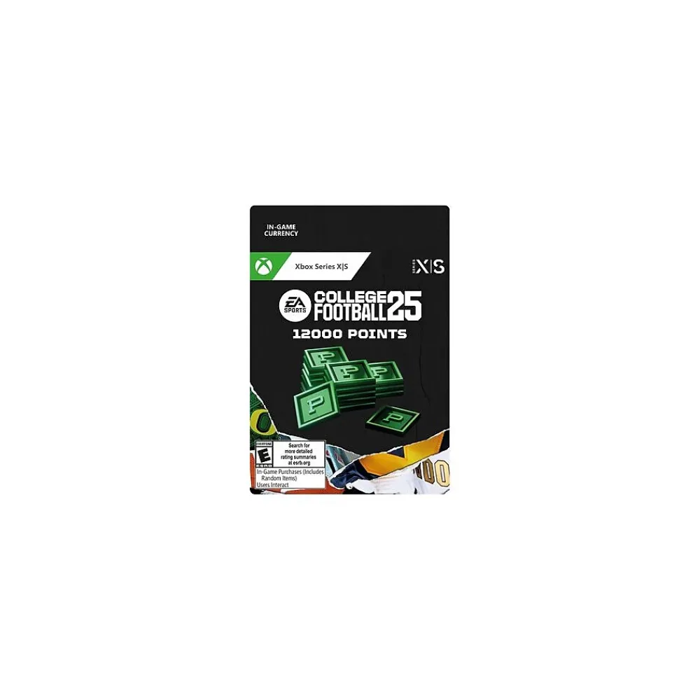 Best Microsoft College Football 25 12,000 Points, In-Game Currency, Xbox Series X|S (Digital)