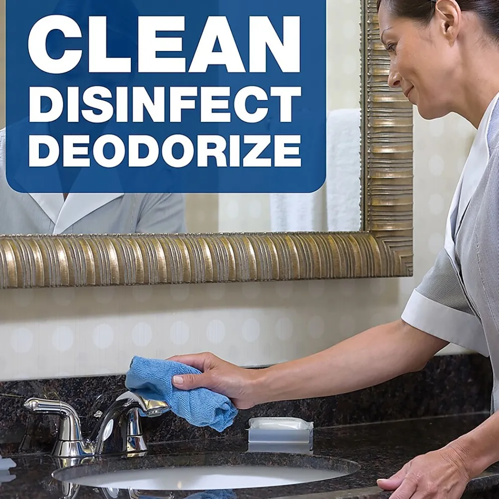 Professional Multi Purpose Disinfecting - Sanitizing Liquid Bathroom Cleaner Spray, 32 fl oz (Case of 8)<Comet Hot