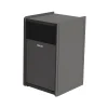 EarthCraft Plastic Outdoor Trash Can, 32 Gallon, Gray (71SLFR32-01608)<Commercial Zone Sale