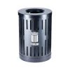 Parkview DualCoat Metal/Plastic Trash Container, 34-Gallon, Black (72860399)<Commercial Zone Discount