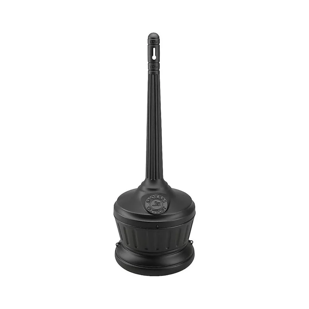 Smokers' Outpost Standard Outdoor Ash Urn, 4 Gallon, Black (711301)<Commercial Zone Hot