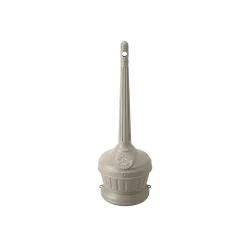 Smokers' Outpost Outdoor Ash Urn, Beige HDPE, 1.25 Gal. (711402)<Commercial Zone