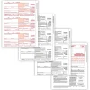 Tax Forms*ComplyRight 2024 1099-NEC Tax Form, 3-Part, 3-Up, Copy A, B, C/2, 1096 Transmittal, 50/Pack (NEC6102)
