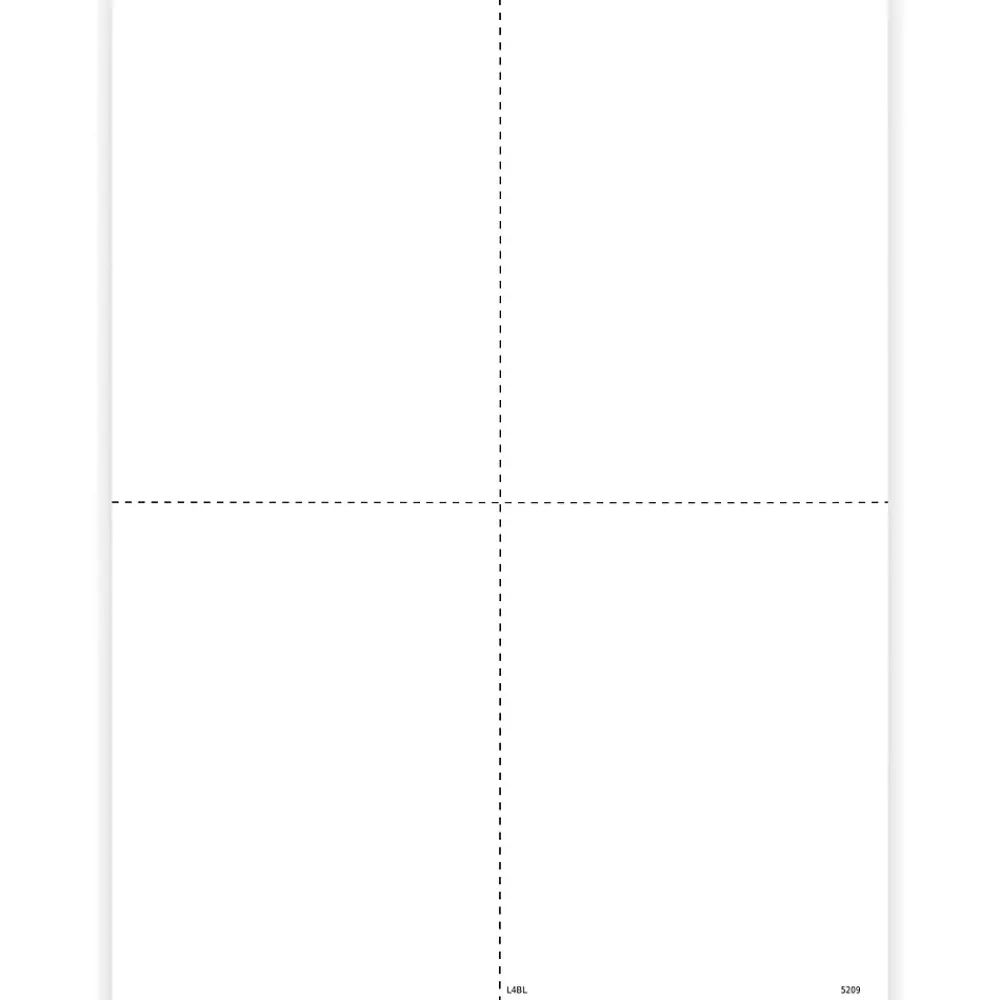 Tax Forms*ComplyRight 2024 W-2 Tax Form, 1-Part, 4-Up, 500/Pack (5209B)