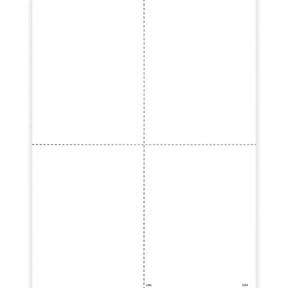 Tax Forms*ComplyRight 2024 W-2 Tax Form, 1-Part, 4-Up, 50/Pack (520950)