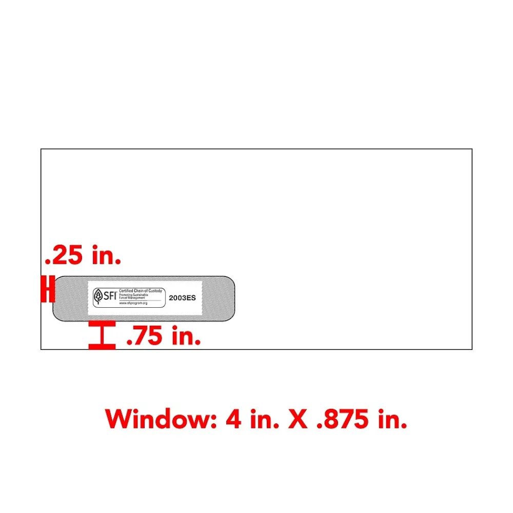 New ComplyRight ADA Self-Seal Envelope (2003ES)
