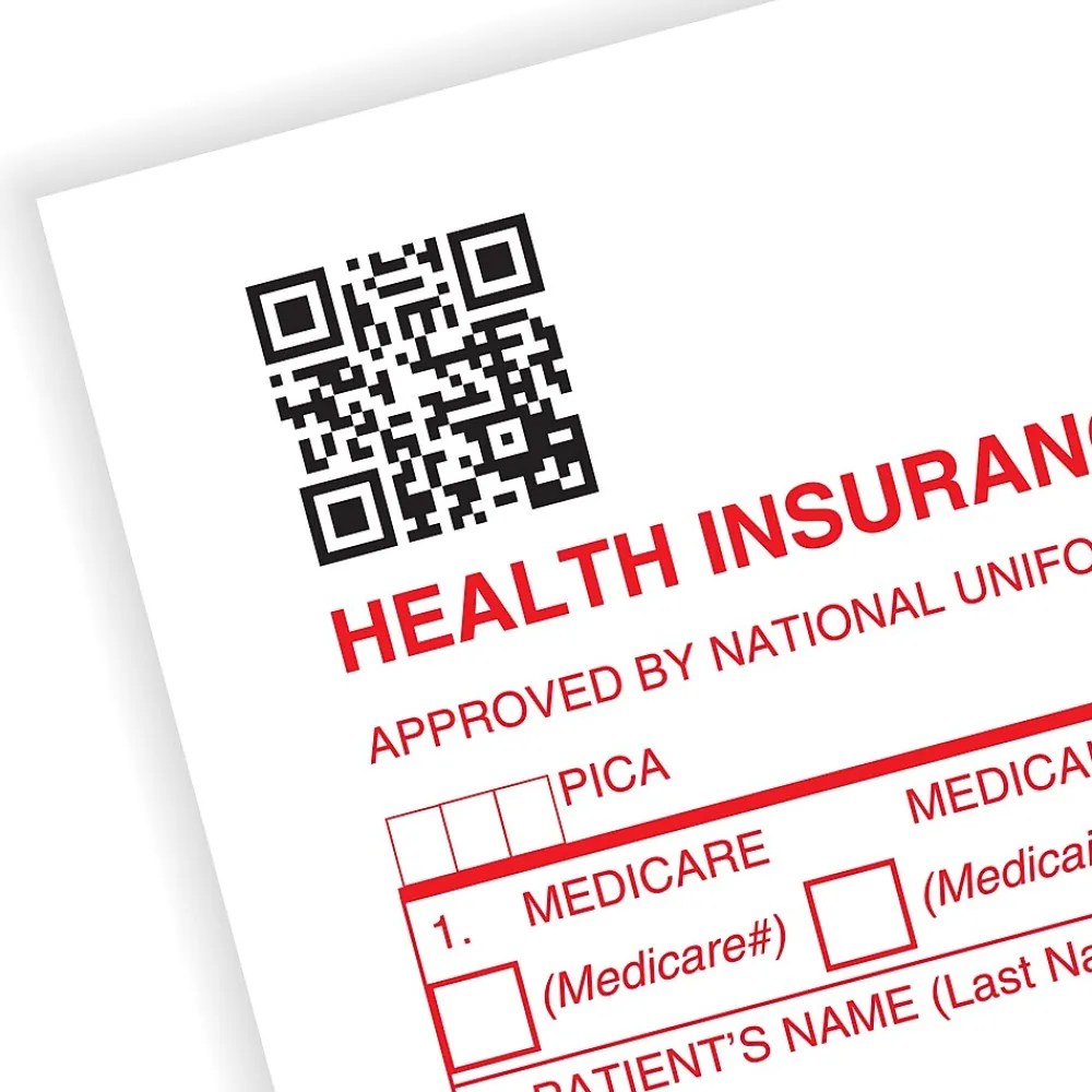 Medical Forms*ComplyRight CMS-1500 Health Insurance Claim Forms (02/12), 8-1/2" x 11", Box of 2,500 (CMS12LC)