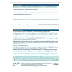 Hr Forms*ComplyRight South Carolina Job Application, Pack of 50 (A2179SC)