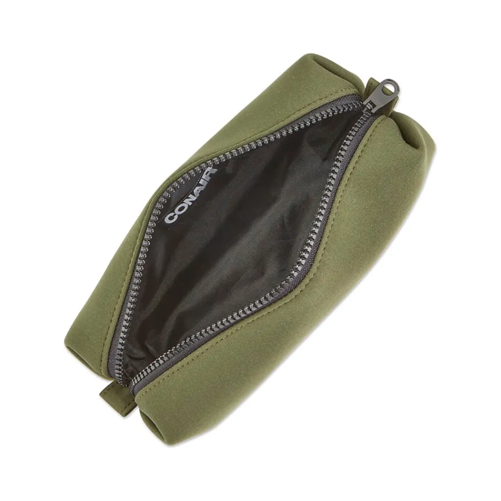 8" PVC Toiletry Bag, Olive (A30541)<Conair Best