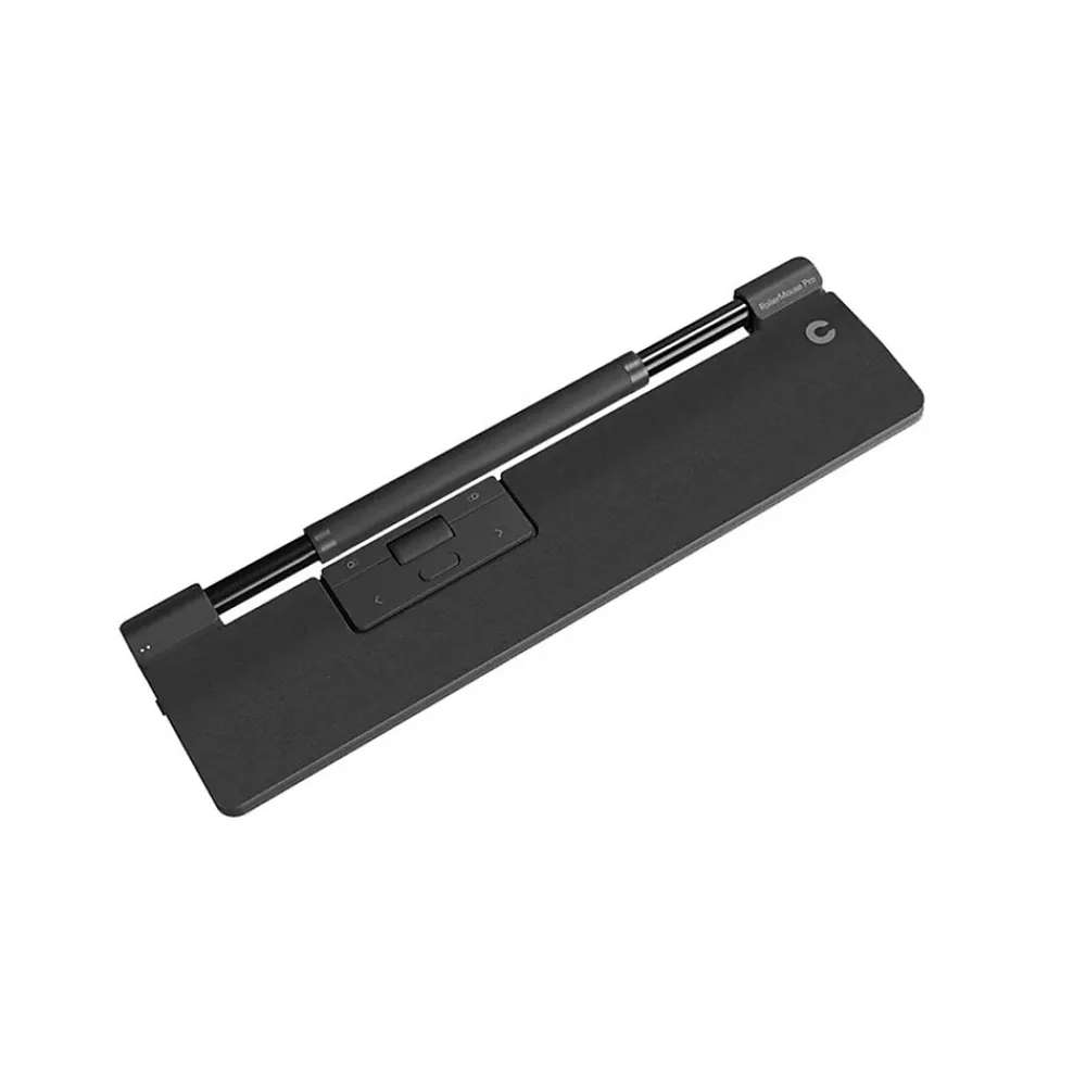 Contour Design RollerMouse Pro Vegan Leather Slim Wrist Rest, Wired, Black (CDRMPRO20110)