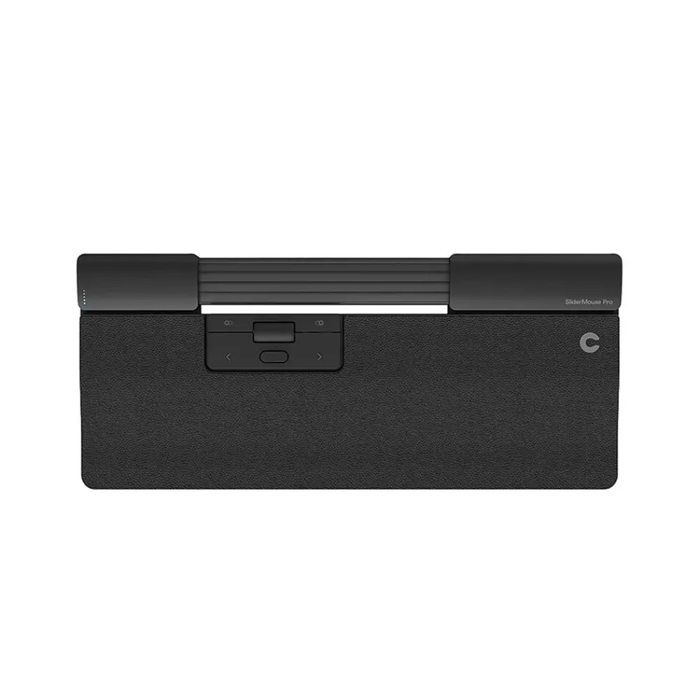 Best Contour Design SliderMouse Pro Vegan Leather Regular Wrist Rest, Wireless, Black (CDSMPRO10210)