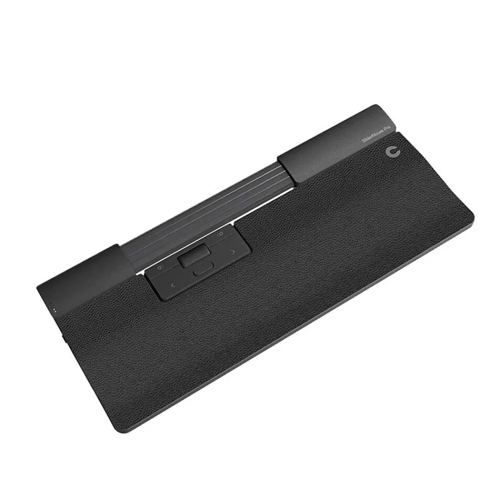Best Contour Design SliderMouse Pro Vegan Leather Regular Wrist Rest, Wireless, Black (CDSMPRO10210)