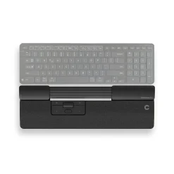 Online Contour Design SliderMouse Pro Vegan Leather Slim Wrist Rest, Wired, Black (CDSMPRO20110)