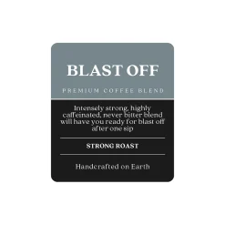 Copper Moon Coffee Copper Moon Blast Off Arabica Beans Coffee, Strong Roast, 32 oz. (260120)