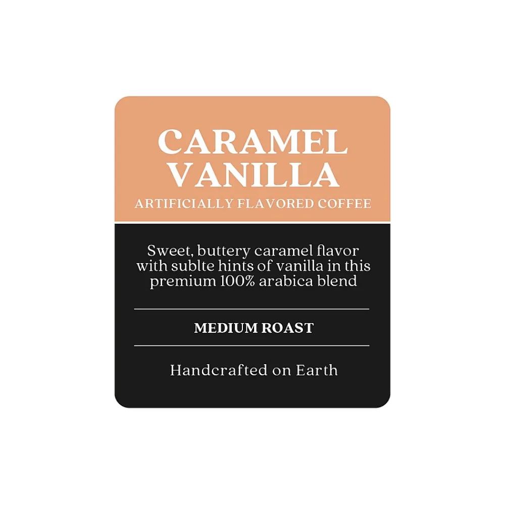 Copper Moon Coffee Copper Moon Caramel Vanilla Ground Coffee, Medium Roast, 12 oz. (205339)
