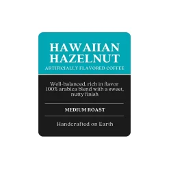 Copper Moon Coffee Copper Moon Hawaiian Hazelnut Beans Coffee, Medium Roast, 32 oz. (260286)