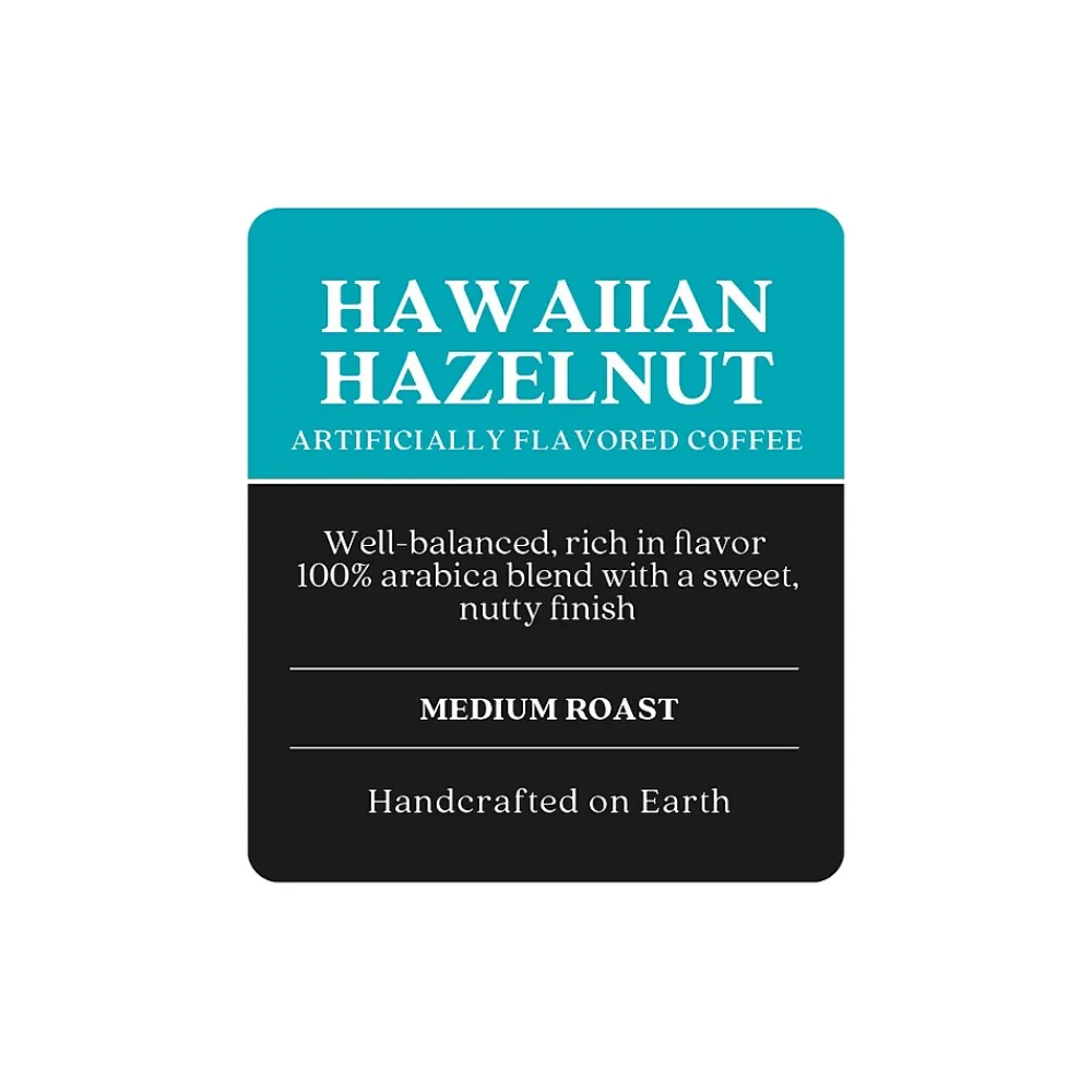 Copper Moon Coffee Copper Moon Hawaiian Hazelnut Beans Coffee, Medium Roast, 32 oz. (260286)