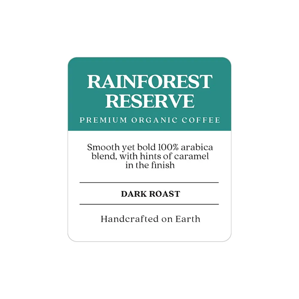 Copper Moon Coffee Copper Moon Rainforest Reserve Organic Caramel Beans Coffee, Dark Roast, 32 oz. (260158 - BAG)