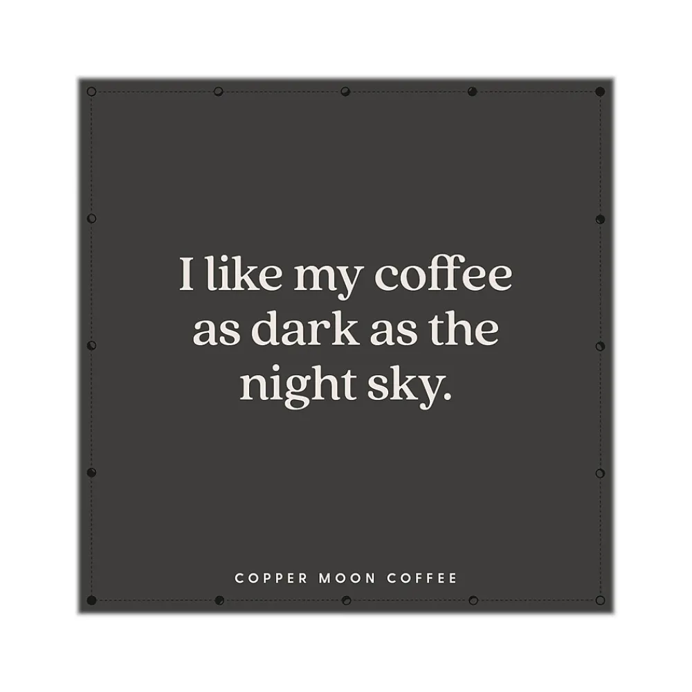 Copper Moon Coffee Copper Moon Rainforest Reserve Organic Caramel Ground Coffee, Dark Roast, 12 oz. (205345 - BAG)