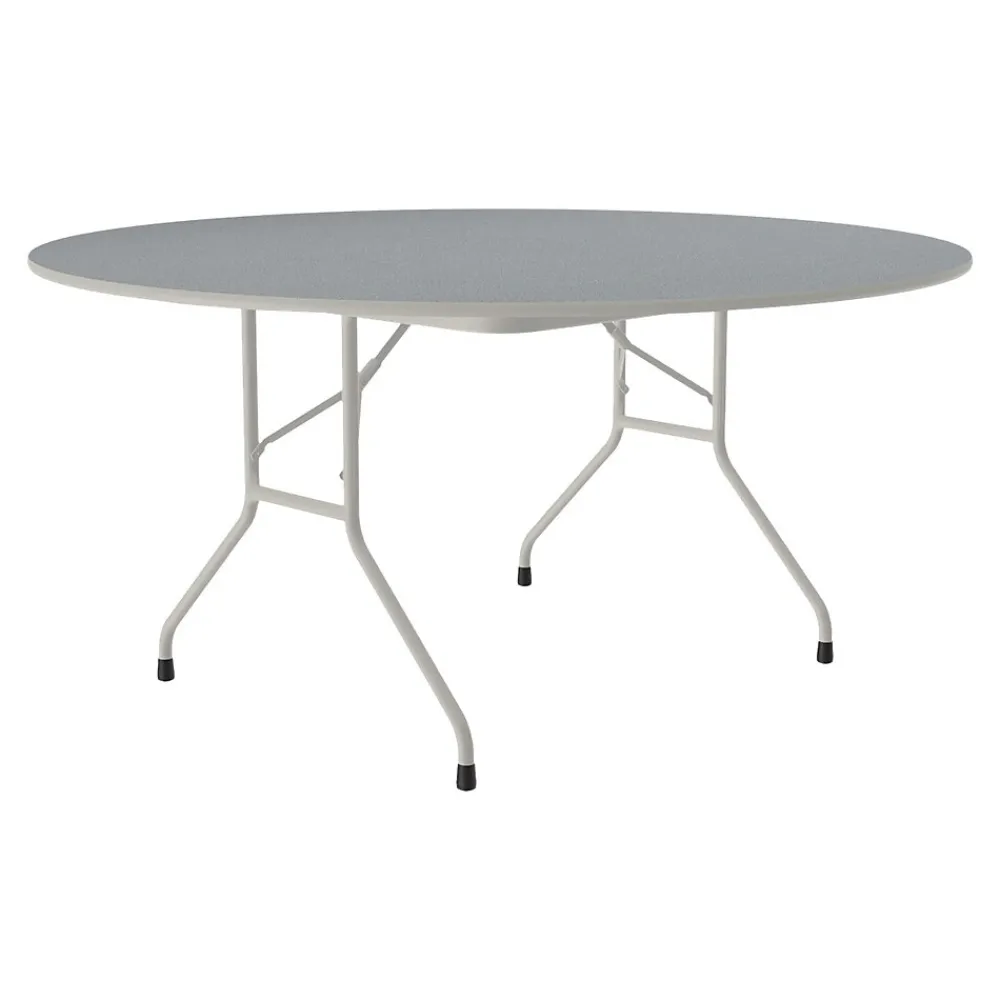 Folding Tables*Correll Folding Table, 62" Dia., Gray (CF60TF-15)
