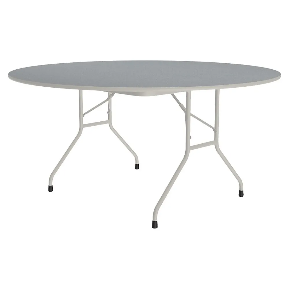 Folding Tables*Correll Folding Table, 62" Dia., Gray (CF60TF-15)