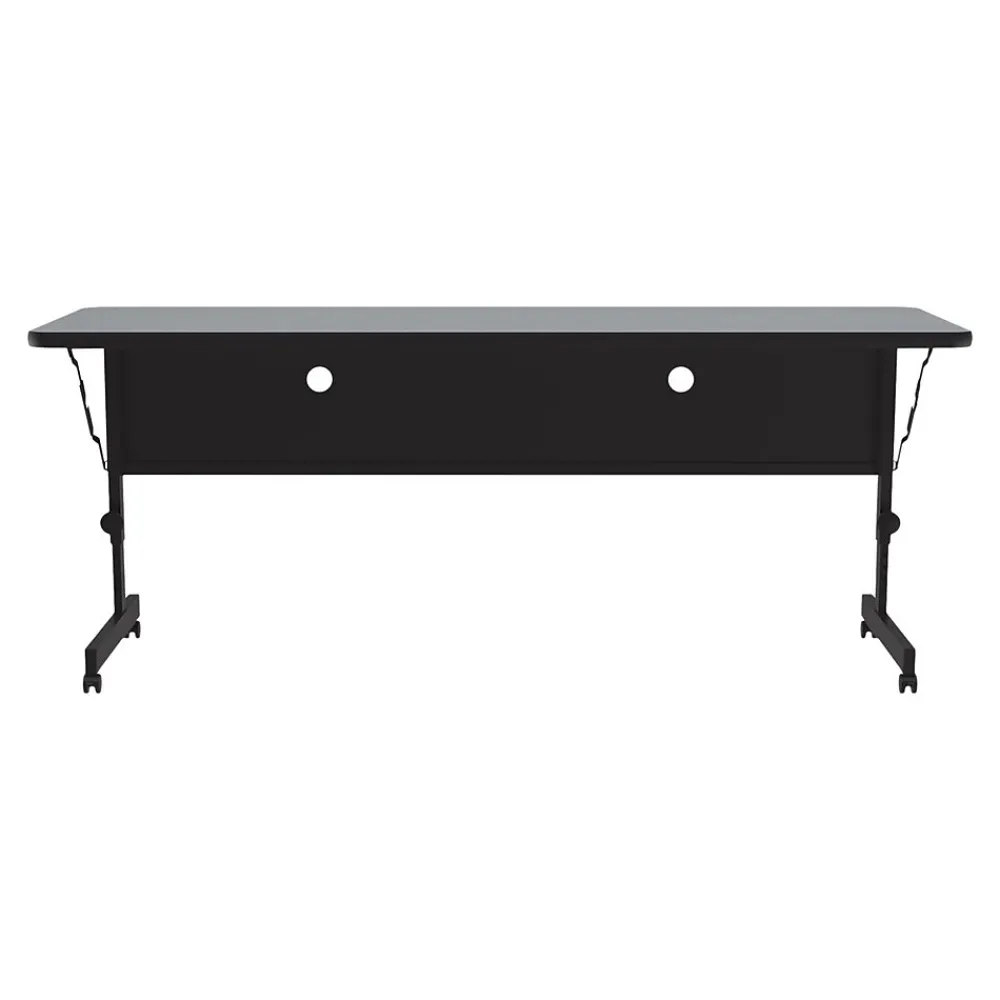 Folding Tables*Correll Folding Table, 72" x 24", Gray Granite (FT2472TF-15)