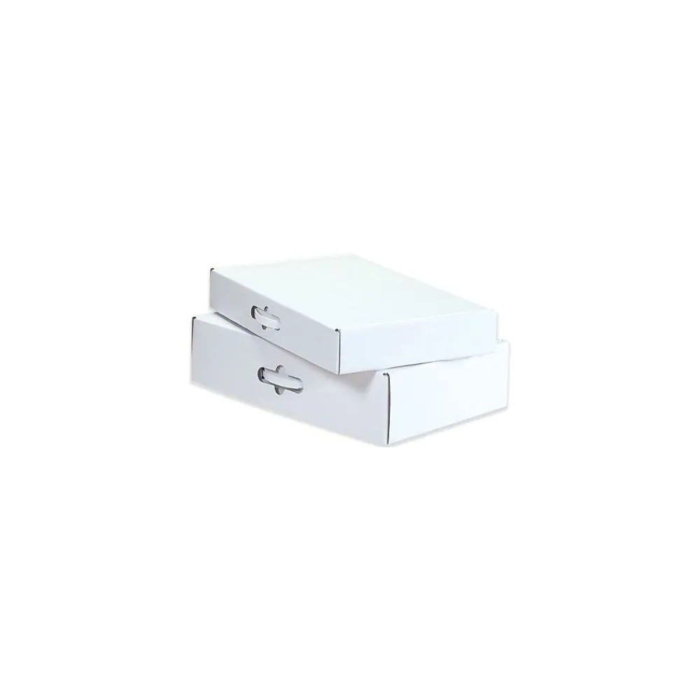 Online Unbranded Corrugated Carrying Cases, 24" x 14" x 4", White, 10/Bundle (MCC6)