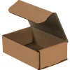 Partners Brand Corrugated Mailers, 6 1/2" x 4 1/2" x 2 1/2", Kraft, 50/Bundle (MRX5XK)