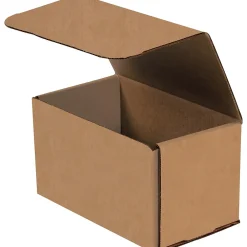 Hot Partners Brand Corrugated Mailers, 8" x 5" x 4", Kraft, 50/Bundle (M854K)