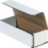 Discount Unbranded Corrugated Mailers, 10" x 5" x 3", White, 50/Bundle (M1053)