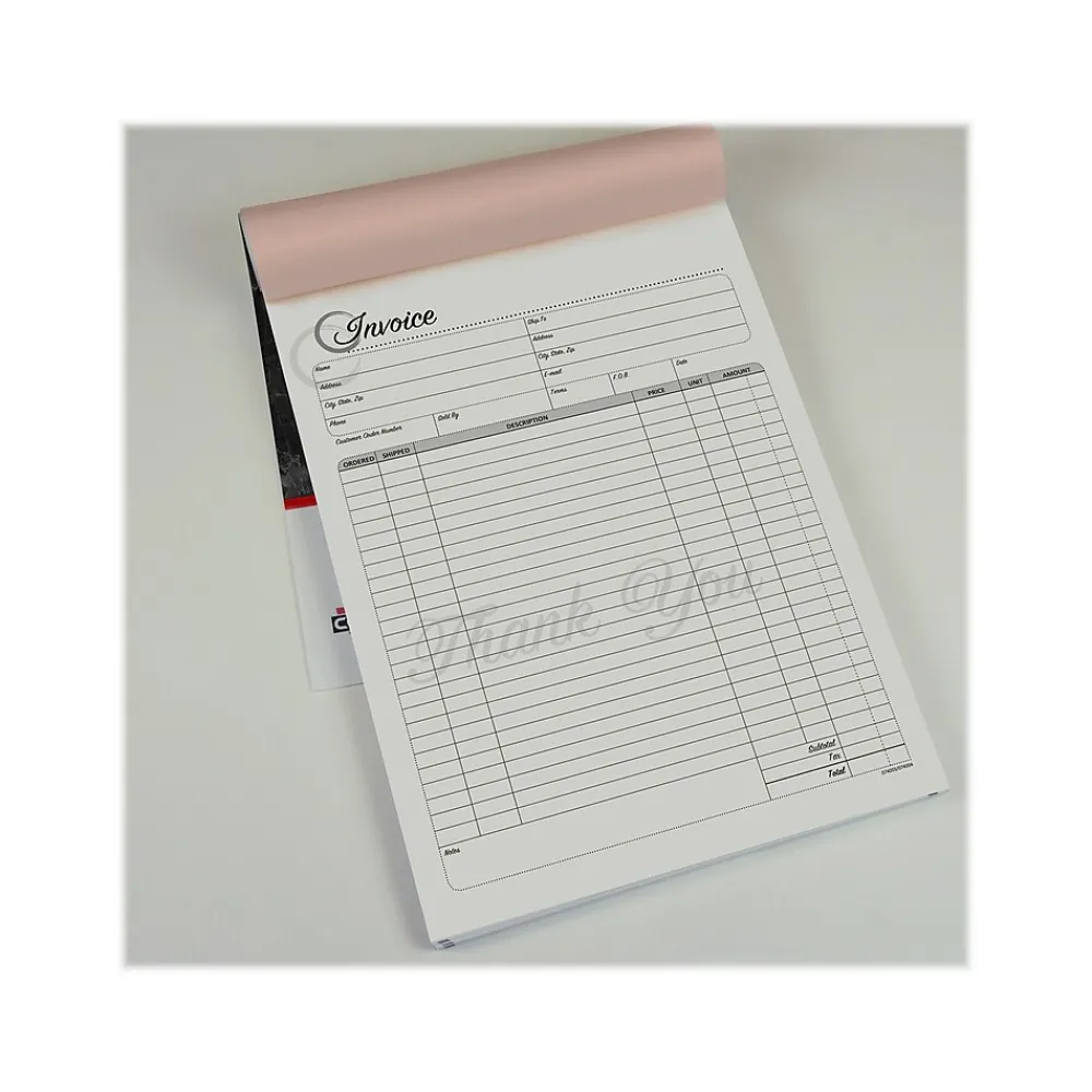 Business Forms*Cosco Artistic 3-Part Carbonless Invoices, 8.5" x 11", 50 Sets/Book (074004)