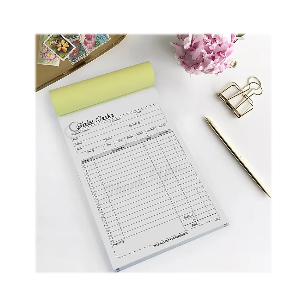 Business Forms*Cosco Artistic 2-Part Carbonless Sales Orders, 5.5" x 8.5", 50 Sets/Book (074012)