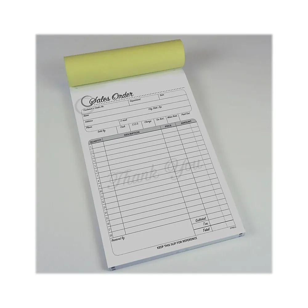 Business Forms*Cosco Artistic 2-Part Carbonless Sales Orders, 5.5" x 8.5", 50 Sets/Book (074012)