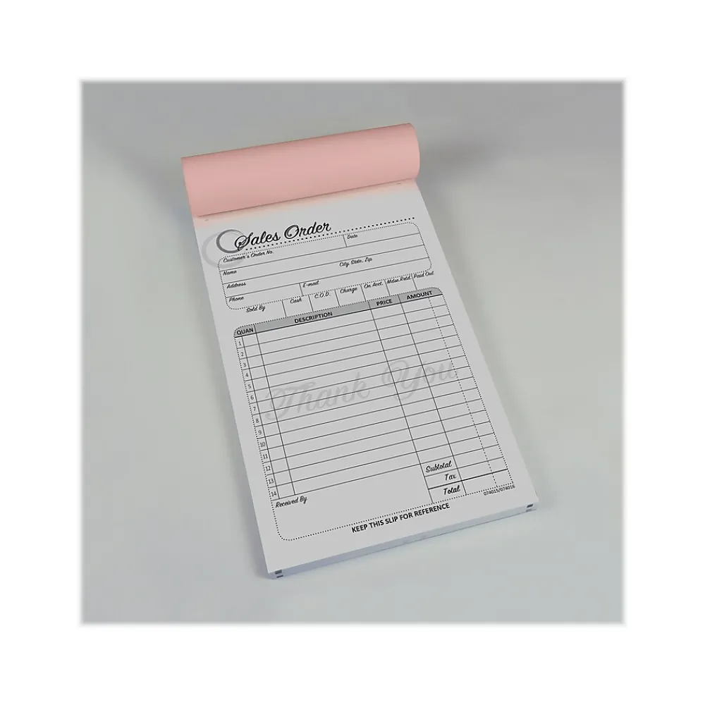 Business Forms*Cosco Artistic 3-Part Carbonless Sales Orders, 4.25" x 7.25", 50 Sets/Book (074016)