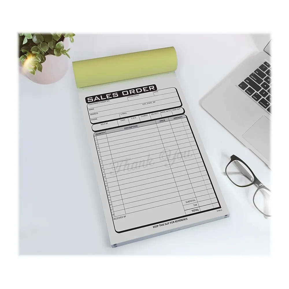 Business Forms*Cosco Business 2-Part Carbonless Sales Orders, 5.5" x 8.5", 50 Sets/Book (074013)