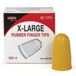 Sale Cosco Finger Pad, Orange, Dozen (098199)