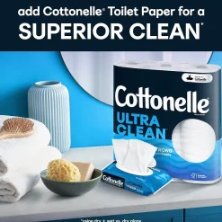 Flushable Toilet Paper Wipe, White, 42 Sheets/Pack, 8 Packs/Carton (51826)<Cottonelle Clearance