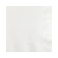 Creative Converting Touch of Color Beverage Napkin, 2-ply, White, 600 Napkins/Pack (DTC259000BNAP)