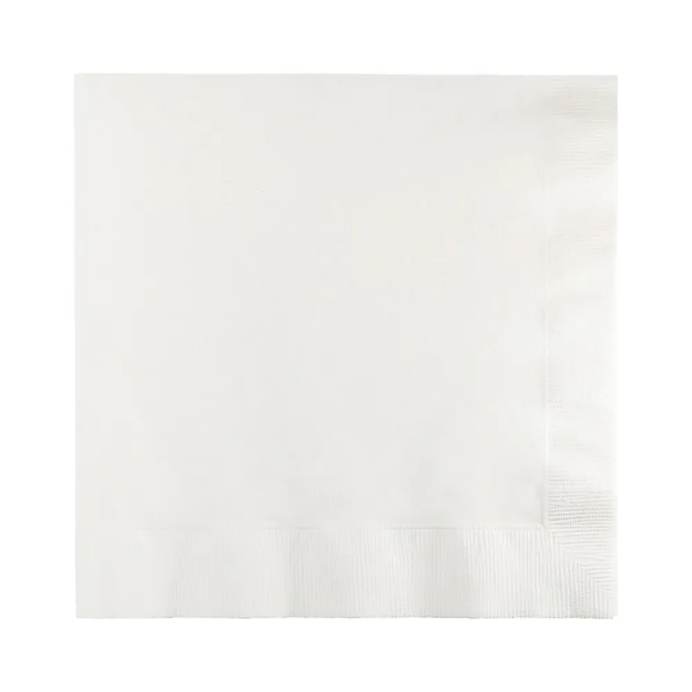 Creative Converting Touch of Color Lunch Napkin, 2-ply, White, 150 Napkins/Pack (DTC139140135NAP)