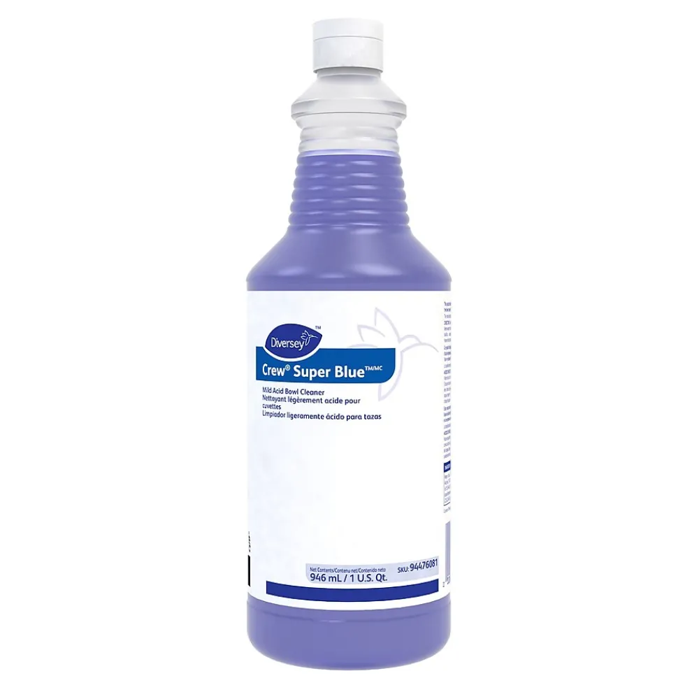 Super Blue Spray Mild Acid Bowl Cleaner, Citrus Scent, 32 oz., 12/Carton (94476081)<Crew Hot