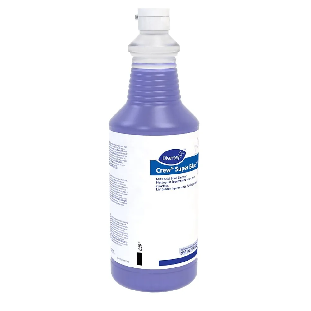 Super Blue Spray Mild Acid Bowl Cleaner, Citrus Scent, 32 oz., 12/Carton (94476081)<Crew Hot
