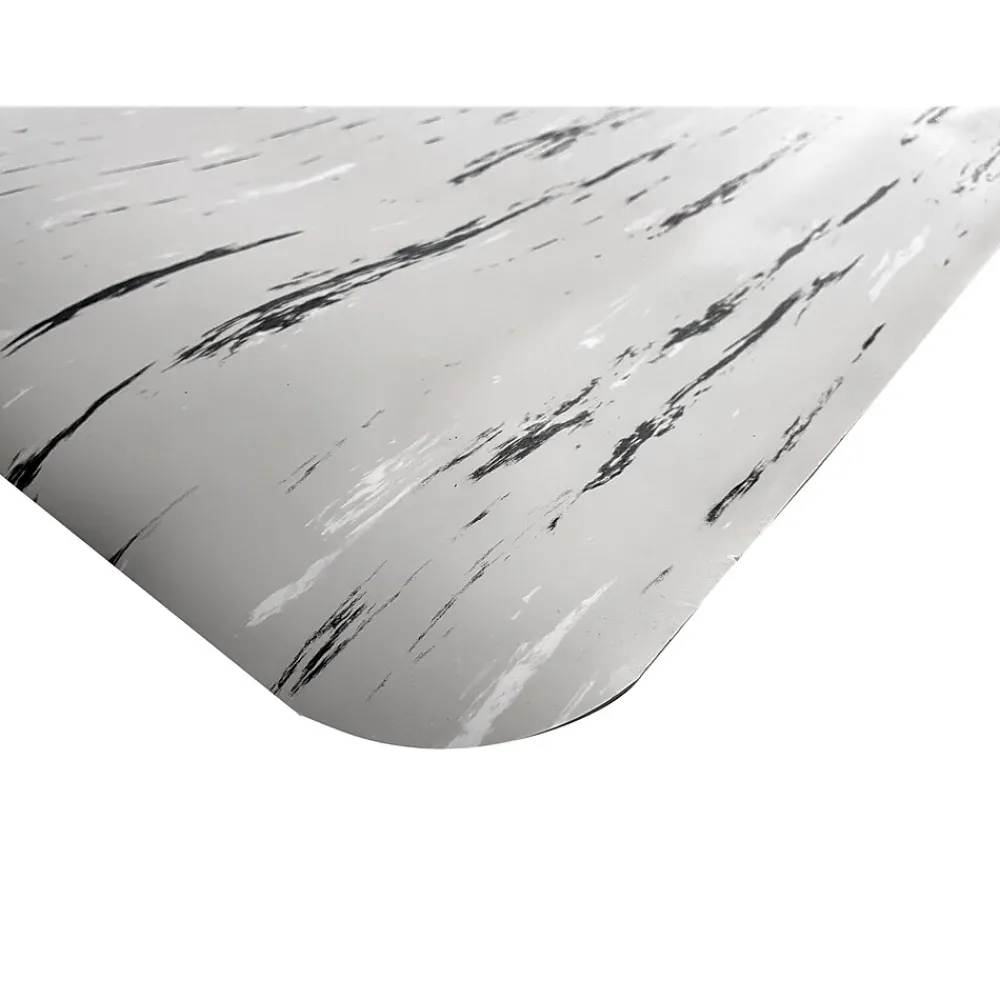 Crown Mats Workers-Delight Spiffy Vinyl Supreme Anti-Fatigue Mat, 36" x 60", French Gray (WV 1235FY)