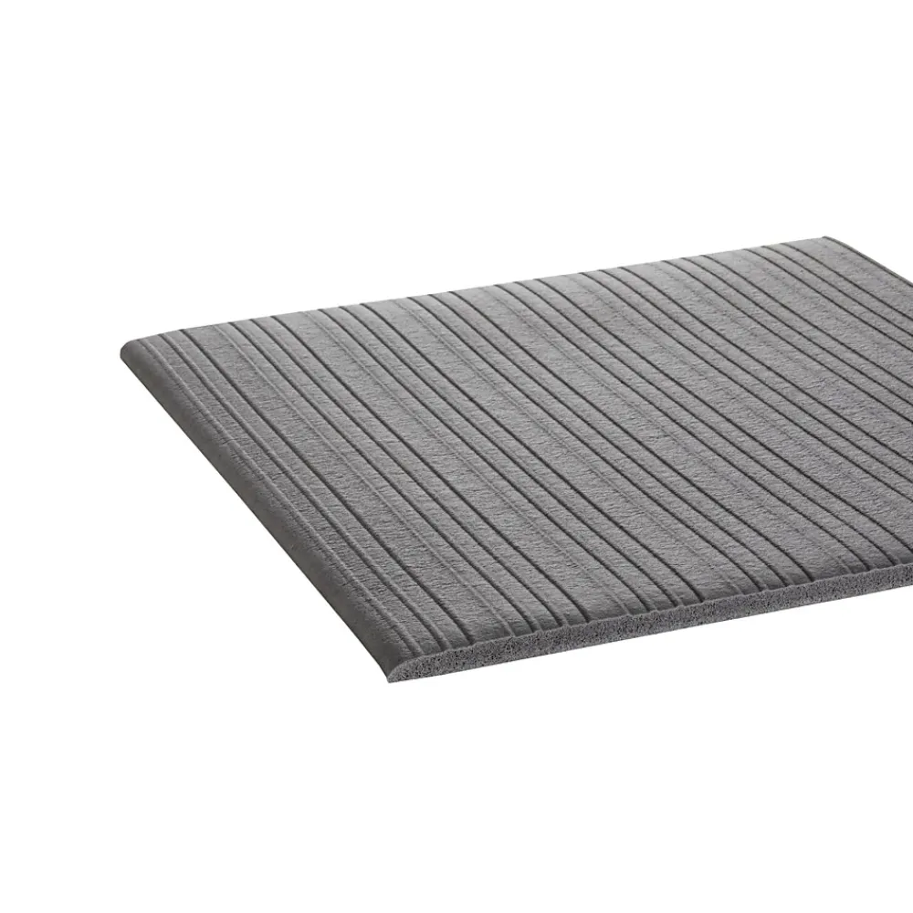 Crown Mats Crown Tuff-Spun Foot-Lover Anti-Fatigue Floor Mat, 27" x 36", Gray (CWNFJS736GY)