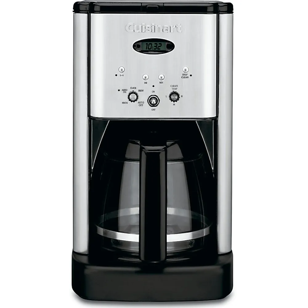 Cuisinart Brew Central 12-Cups Automatic Drip Coffee Maker, Stainless Steel (DCC-1200P1)