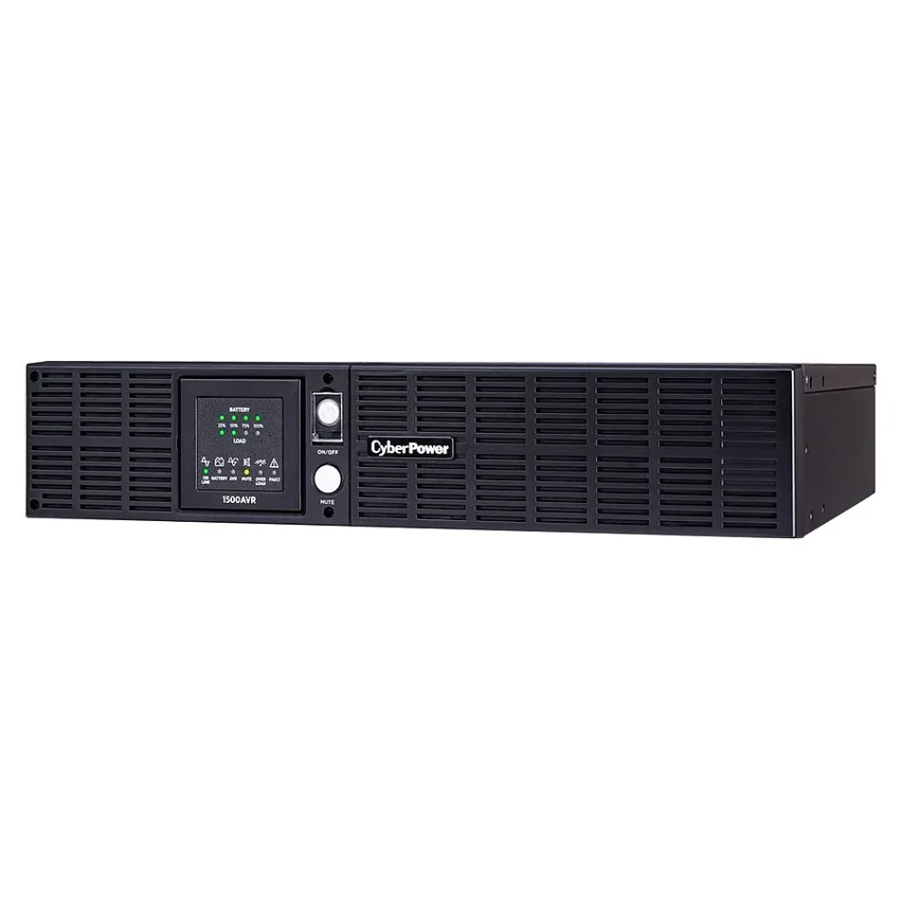 CyberPower OfficePower 1500VA 2U UPS, 8-Outlets, Black (CPS1500AVR)