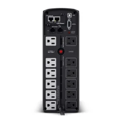 CyberPower PFC Sinewave 1500VA UPS, 12-Outlets, Black (CP1500PFCLCD)