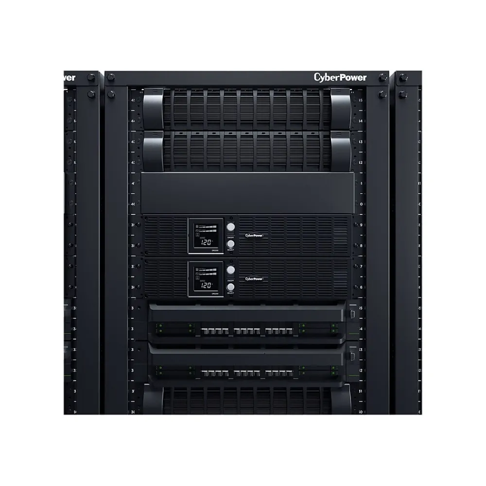 CyberPower Smart App Intelligent LCD 2000VA 2U UPS, 8-Outlet, Black (OR2200LCDRT2U)