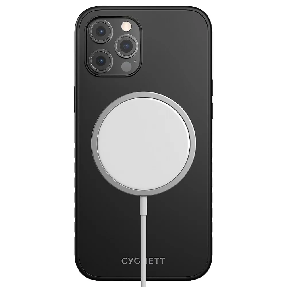 Cygnett AlignPro MagSafe Phone Case for iPhone 12 Pro, Black (CY3593CPMAG)