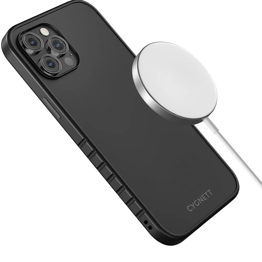 Cygnett AlignPro MagSafe Phone Case for iPhone 12 Pro, Black (CY3593CPMAG)